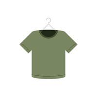 groen shirt in haak vector