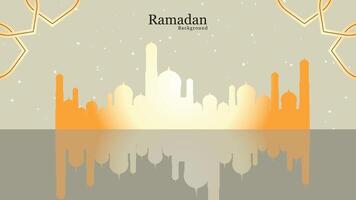 Ramadan kareem vector illustratie, Ramadan vakantie viering achtergrond