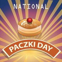 nationale paczki-dag vector