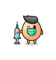 eiermascotte als vaccinator vector