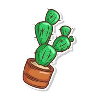 cactus illustratie kunst. vector ontwerp