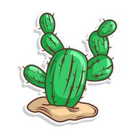 cactus illustratie kunst. vector ontwerp