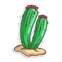 cactus illustratie kunst. vector ontwerp