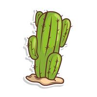 cactus tekening kunst illustratie ontwerp vector