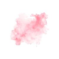 abstracte roze aquarel water splash op een witte achtergrond vector