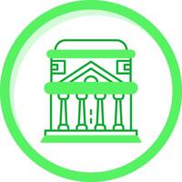 pantheon groen mengen icoon vector