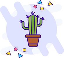 cactus vrije stijl icoon vector