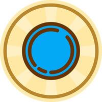 cirkel grappig cirkel icoon vector