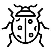 lieveheersbeestje icoon lente, voor uiux, web, app, infografisch, enz vector