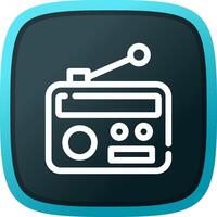 radio creatief icoon ontwerp vector