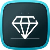 diamant creatief icoon ontwerp vector