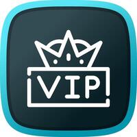 vip creatief icoon ontwerp vector