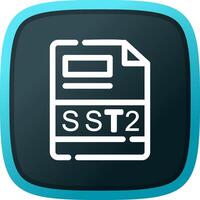 sst2 creatief icoon ontwerp vector