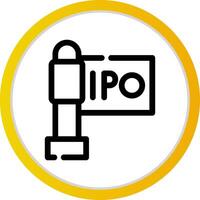 ipo creatief icoon ontwerp vector