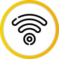 Wifi creatief icoon ontwerp vector