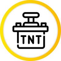 tnt creatief icoon ontwerp vector