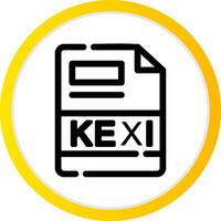 kexi creatief icoon ontwerp vector