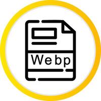 webp creatief icoon ontwerp vector