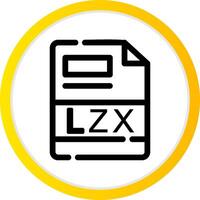 lzx creatief icoon ontwerp vector