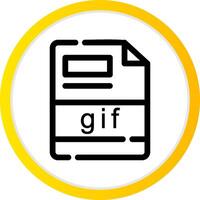 gif creatief icoon ontwerp vector