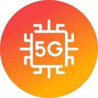 5g creatief icoon ontwerp vector