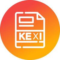 kexi creatief icoon ontwerp vector