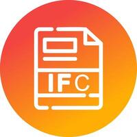 ifc creatief icoon ontwerp vector