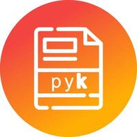 pyk creatief icoon ontwerp vector