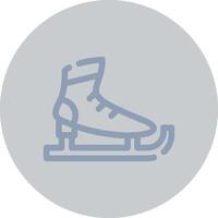 ijs skates creatief icoon ontwerp vector