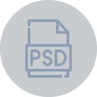 psd het dossier creatief icoon ontwerp vector