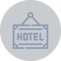 hotel creatief icoon ontwerp vector