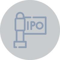 ipo creatief icoon ontwerp vector