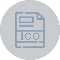 ico creatief icoon ontwerp vector