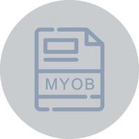 myoob creatief icoon ontwerp vector