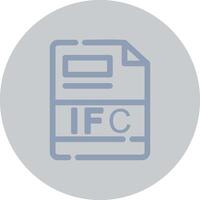 ifc creatief icoon ontwerp vector