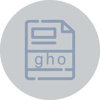 gho creatief icoon ontwerp vector