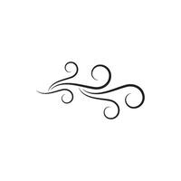 wind symbool logo ontwerp vector sjabloon