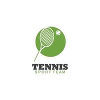 tennis logo sjabloon vector ontwerp