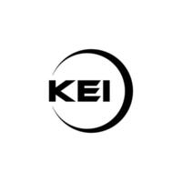 kei brief logo ontwerp, inspiratie voor een uniek identiteit. modern elegantie en creatief ontwerp. watermerk uw succes met de opvallend deze logo. vector