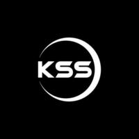 kss brief logo ontwerp, inspiratie voor een uniek identiteit. modern elegantie en creatief ontwerp. watermerk uw succes met de opvallend deze logo. vector