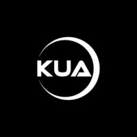 kua brief logo ontwerp, inspiratie voor een uniek identiteit. modern elegantie en creatief ontwerp. watermerk uw succes met de opvallend deze logo. vector