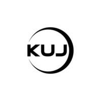 kujo brief logo ontwerp, inspiratie voor een uniek identiteit. modern elegantie en creatief ontwerp. watermerk uw succes met de opvallend deze logo. vector