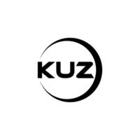 kuzu brief logo ontwerp, inspiratie voor een uniek identiteit. modern elegantie en creatief ontwerp. watermerk uw succes met de opvallend deze logo. vector