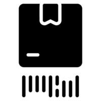 streepjescode glyph-pictogram vector