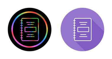 notebook vector pictogram