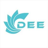 dee brief ontwerp. dee brief technologie logo ontwerp Aan wit achtergrond. vector