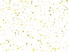 Kerstmis gouden rechthoeken confetti achtergrond. vector illustratie