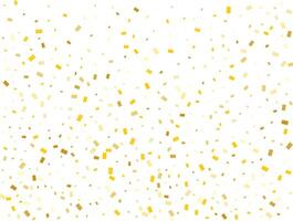 magie licht gouden rechthoeken. confetti viering, vallend gouden abstract decoratie voor nacht feest. vector illustratie