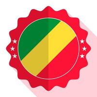republiek van de Congo kwaliteit embleem, label, teken, knop. vector illustratie.