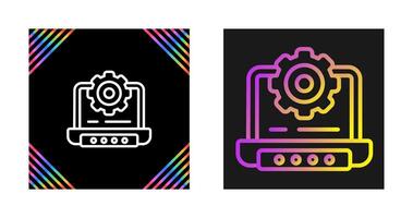 instellingen vector pictogram